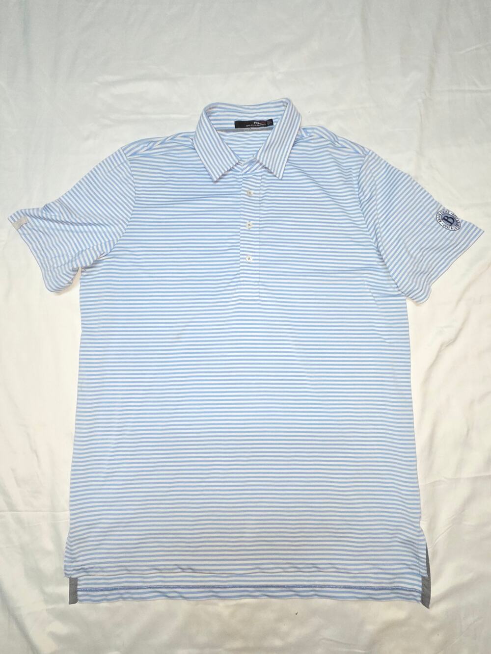 Ralph Lauren X Light Blue & White Striped Polo